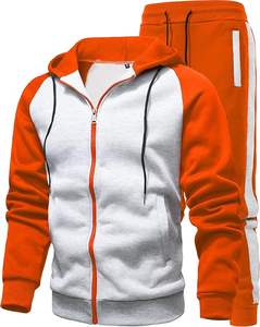 Survêtement d'hiver pour homme, tendance, de haute qualité, 100% coton, à capuche, léger, sans manches, coupe-vent, respirant, motif uni - Product Image 2