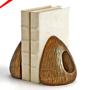Exclusive Metal Bow Shape Bookend Modern Art Decorative Home Living Room Table Decor Premium Book Holder - Product Image 4