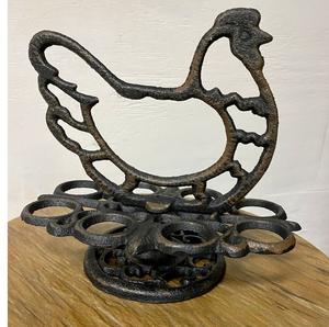 Porte-œufs en métal au design moderne pour comptoir de cuisine, avec un look élégant et une structure gain de place - Product Image 1