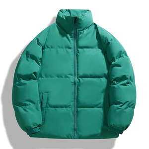 <b>Men's</b> Casual Winter Warm Puffer <b>Jacket</b> <b>Long</b> Sleeve Zipper Closure Hooded Thick Canvas Fabric Stand Outdoor New Puffer <b>Jacket</b> - Product Image 6