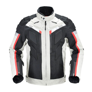 Veste de moto pour homme URBANGAZER, hiver, épaisse, col montant, imperméable, respirante, coupe-vent, séchage rapide, textile, avec protections CE - Product Image 1
