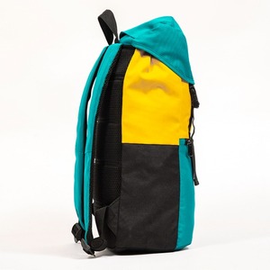 Yellow and blue color matching <b>backpack</b> <b>large</b> capacity sports <b>backpack</b> fashion <b>backpack</b> multifunctional <b>backpack</b> - Product Image 3