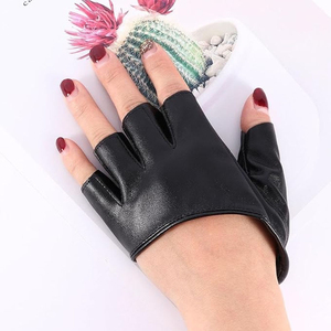 Guantes de Pole Dance Personalizados al por Mayor para Adultos, de Medio Dedo, Antideslizantes, con Detección de Agujas, de Poliéster/Spandex/Látex - Product Image 5