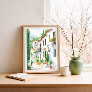 Marco de Fotos Vertical de Madera Hecho a Mano, Decoración del Hogar de Alta Calidad con Estilo Clásico Moderno y Vintage, Ecológico, para Mesa - Product Image 4