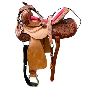 Silla de Montar Western Premium de Cuero Genuino para Carreras de Barriles y Equitación de Sendero, Directo de Fábrica, Proveedor Mayorista - Product Image 3
