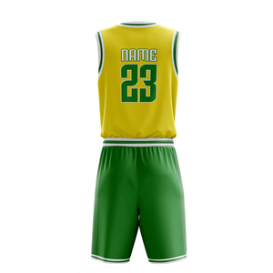 Wholesale Price Men's Basketball Uniform Sets Comfortable Reversible Basketball Jersey & Shorts Breathable Moisture-Wicking Kits - Product Image 3