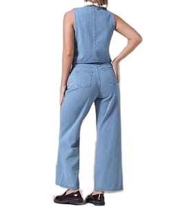 Top en jean pour femme, élégant, chic, moderne, respirant, durable, tissu doux, tendance, confortable, à la mode, unique - Product Image 2