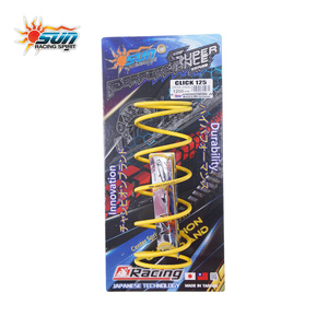 Nouvelle ressort central en acier SUN Racing jaune pour scooter CLICK125, 1200 tr/min, fonctionnement durable et fluide, fabriqué à Taïwan - Product Image 6