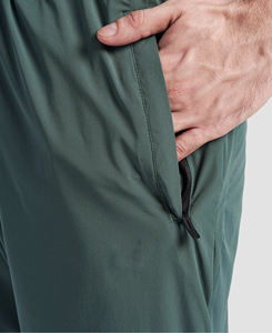 Pantalones Deportivos Unisex al por Mayor para Otoño, Sólidos, Transpirables, con Cintura Elástica y Cordón Ajustable, para Gimnasio y Correr, con Cremallera en el Tobillo - Product Image 4