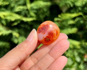 Piedras Preciosas de Cornalina Pulidas a Mano al por Mayor, Calidad Premium, Ágata Muntaha Metafísica, Decoración Duradera para el Hogar y Bodas - Product Image 2