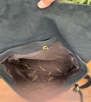 OEM ODM Custom ized Großhandel Stock Travel Trendy Große Kapazität Premium-Qualität Echt Wildleder Leder Rucksack für Männer & Frauen
