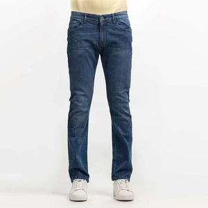 Jean en denim pour homme, coupe crayon, style urbain décontracté, écologique, respirant, séchage rapide, coupe-vent, hiver, 100% coton, OEM, taille moyenne - Product Image 1