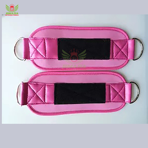 สายรัดข้อเท้าปรับได้ทำจากนีโอพรีนและหนัง พร้อมแผ่นรองกันลื่นสำหรับออกกำลังกายแบบคิกแบ็คและบริหารกล้ามเนื้อก้น  รับทำโลโก้ตามสั่ง - Product Image 2