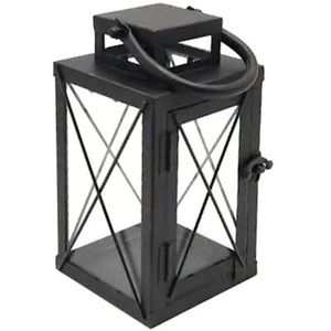 Farol de Metal de Acero Inoxidable Plateado de Lujo, Portavelas Colgante de Vidrio Decorativo para Exteriores, para Bodas y Decoración del Hogar - Product Image 6