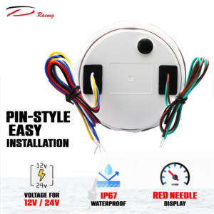 110mm 7 couleurs 8000 tr/min 12/24V tachymètre électrique 316 jante en acier inoxydable LED étanche horomètre nouveau 12V pour compteur automatique pour - Product Image 5