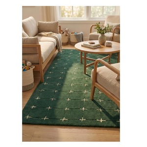 Alfombra de Lana Premium con Diseño Han Tufted para Decoración del Hogar Contemporáneo y Proyectos de Estilismo de Interiores - Product Image 2