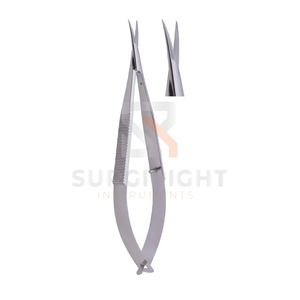 Ciseaux de micro-chirurgie à verrouillage, instrument microchirurgical CE en acier inoxydable, outil de précision SI-OIS-0001, set de gynécologie Blush Surgical - Product Image 4