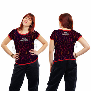 Camisetas de Manga Corta para Mujer, Diseño Nuevo, Hechas de Algodón, Camisetas para Mujer al por Mayor en Existencia - Product Image 3
