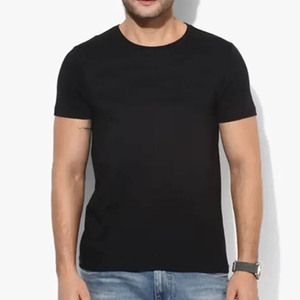 T-shirt en coton tricoté 100% personnalisable, respirant et durable, à manches courtes pour homme, design tendance - Product Image 3
