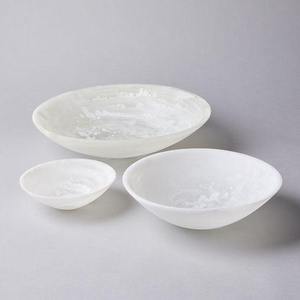 Tazón de resina para servir, utensilios de cocina para el hogar y restaurantes, diseño clásico, color blanco roto, tazón de resina a precios razonables - Product Image 2