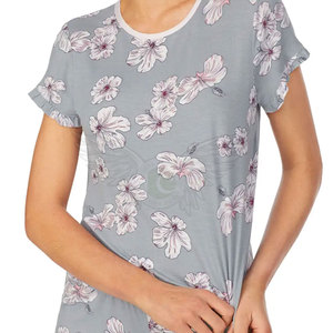 T-shirt d'entraînement extensible pour femme, coupe classique, léger, respirant, séchage rapide, 100 % coton, écologique, avec logo imprimé personnalisé sur le col - Product Image 5