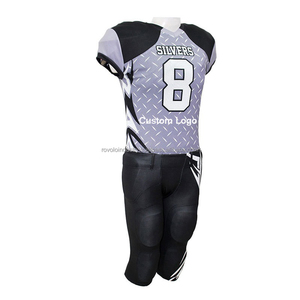 Uniforme de fútbol americano de poliéster 100%, conjuntos de manga corta de alta calidad, diseño de talla grande, transpirable y asequible - Product Image 3