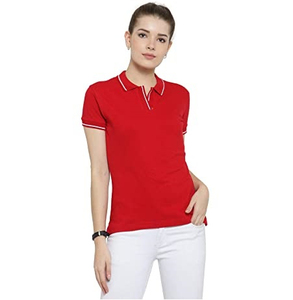 เสื้อเชิ้ตผู้หญิงแบบลำลอง OEM สั่งทำได้ ระบายอากาศดี โลโก้ด้านหน้า คุณภาพดีที่สุด สินค้ามาใหม่ ล่าสุด ราคาสมเหตุสมผล ความยาวสั้น - Product Image 2