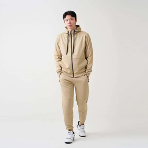 Ensemble de survêtement thermique grande taille pour homme - Sweat à capuche zippé personnalisé en polaire technique 3 panneaux respirant en polyester imprimé pour homme - Product Image 6