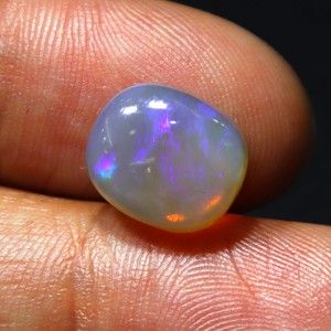 Opale naturelle australienne de 5 carats, pierre précieuse solide de Coober Pedy, opale de bonne qualité, feu bleu, faite à la main pour la fabrication de bijoux - Product Image 3
