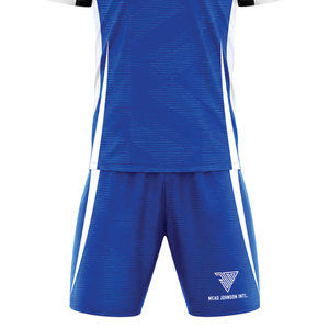 Uniformes de Fútbol para Equipos en Azul, Tallas para Hombres, Mujeres y Jóvenes, Ropa Deportiva Ligera de Secado Rápido para Entrenamiento, Venta al Por Mayor para Hombres - Product Image 6