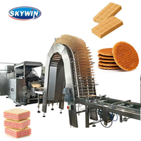 2026 Nieuwe Complete Wafer Productielijn Oplossing Wafer Productiemachine Industriële Wafer Biscuit Machine