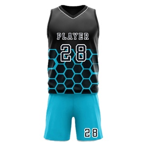 Camiseta de baloncesto de alta calidad Unisex, conjunto de ropa deportiva impresa por sublimación con logotipo personalizado, diseño transpirable para jóvenes y adultos, apliques - Product Image 4