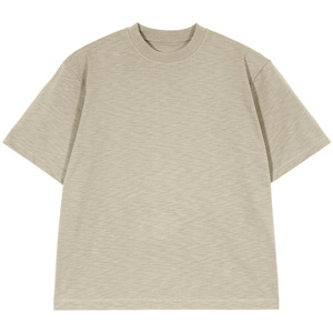 T-shirts en coton unisexe décontractés et amples, couleur unie, personnalisables, à manches courtes, pour hommes – Vente en gros - Product Image 4