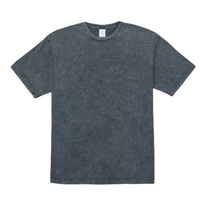 T-shirts pour hommes grande taille, logo personnalisé, noir, effet délavé, vintage, haute qualité, fitness, longs, unis, 100% coton, surdimensionnés, effet délavé - Product Image 3