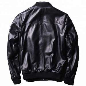 <b>SMART</b> SHINE ENTERPRISES <b>Men</b> Premium Genuine Leather <b>Jacket</b> Stand Front Soft Comfortable Classic Casual Full Zip Durable Winter - Product Image 5