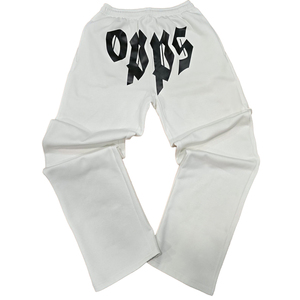 Pantalon de jogging en laine mi-lourd pour homme, coupe ajustée, écoresponsable, de haute qualité, personnalisable, pour l'entraînement et le sport, avec taille élastique, vente en gros - Product Image 1