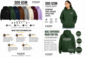 Sudaderas con Capucha Extra Grandes de Alta Calidad, 500 GSM, Algodón Grueso, Personalizadas, Sin Cordón, Unisex, con Logotipo Personalizado, Tallas Grandes para Hombre - Product Image 3