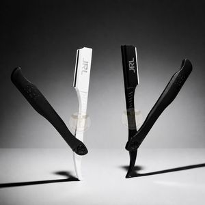 JRL Gold & Black Magnetic Luxury Stainless Steel Manual Straight Edge Razor with Custom Logo for Professional Barbers <b>Beard</b> <b>Care</b> - Product Image 4