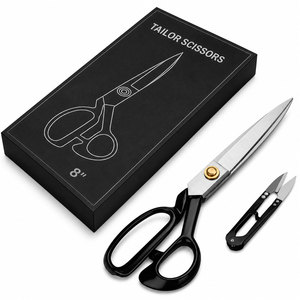 Premium Gold Tailor Scissors Stainless Steel Fabric Cutting Shears with Elegant Retail Box - Product Image 2