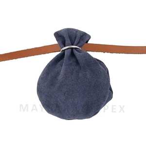 กระเป๋าหนังแท้ทำมือคุณภาพสูงจาก Maysara Impex รุ่น Wine Suede Grand Duchess Renaissance Coin Pouch สไตล์ยุคกลางประวัติศาสตร์ - Product Image 5