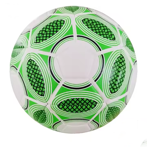 Green White Soccer <b>Ball</b> Size 5 Durable <b>Training</b> <b>Ball</b> Machine Stitched PU Material Standard Packing - Product Image 4
