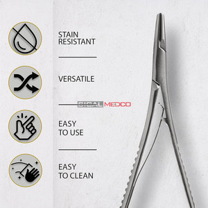 Pinza de colocación de ligaduras Mathieu de 5.5 pulgadas, separador de ligaduras, aplicador de elastómeros para ortodoncia - Product Image 2