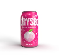 Mevrouw Hong Crystal Boba Thee Druif Perzik Passievrucht Smaken OEM Leverancier 2026