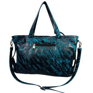 Sac fourre-tout en cuir pour femme, personnalisable, élégant, léger, avec fermeture éclair, pour usage quotidien, finition lisse, sac à main - Product Image 1