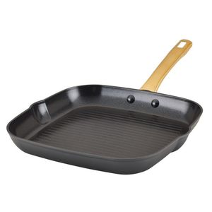 OEM Custom <b>Cast</b> Aluminum Nonstick Deep Fry <b>Pan</b> with Detachable Handle Heat Resistant Frying <b>Pan</b> for Modern Kitchens - Product Image 2