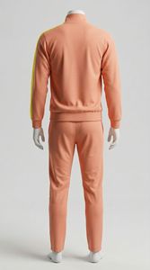 Ensemble veste et pantalon en polyester coupe ajustée classique à fermeture éclair intégrale pour homme Survêtement de jogging imprimé pour l'hiver grande taille - Product Image 3