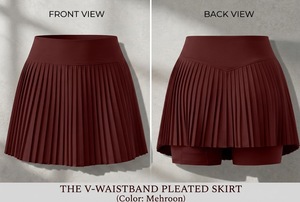 Women's High Waist Mini <b>Tennis</b> <b>Skirt</b> <b>Pleated</b> Design Spandex/Elastane Material Washable All Seasons - Product Image 6