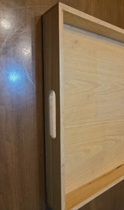 Plateau de service en bois d'acacia, ensemble cadeau, plateau décoratif pour le petit-déjeuner, le brunch, le dîner, la table basse, la fête, la cuisine - Product Image 6
