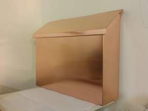 Buzón de Correo de Cobre para Exteriores, Hecho a Mano, Decorativo, de Metal, Buzón de Cobre Artesanal, Buzón de Correo Vintage para Montar en la Pared Exterior - Product Image 2