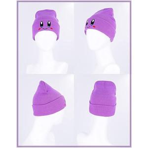 Gorro de punto de invierno Kirby Beanie Merch, bonito gorro de algodón de alta calidad para mujer con logotipo de diseñador bordado - Product Image 3